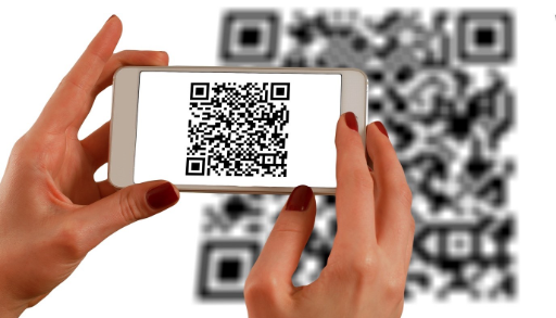 QR Code scanned by phone